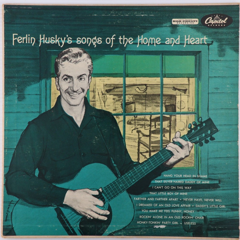 Ferlin Husky & His Hush Puppies, Songs Of The Home & Heart 1956 LP Record T-718